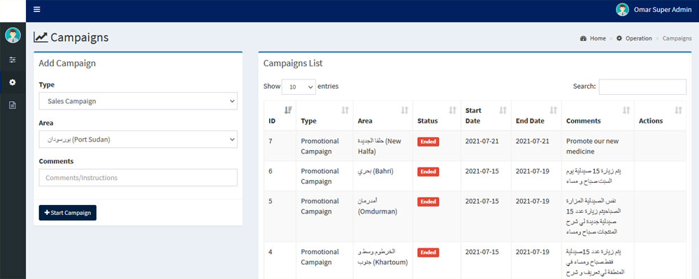 Medical sales management software